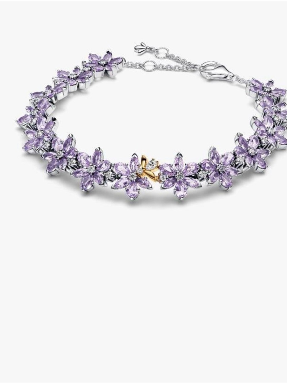 Pandora Bridgerton Herbarium & Bee Tennis Bracelet